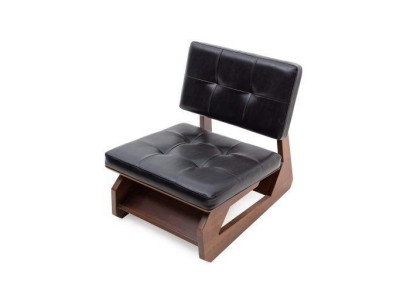  Sessel Modern Holz Design Wohnzimmer Möbel Schwarz farbe Luxus Stil